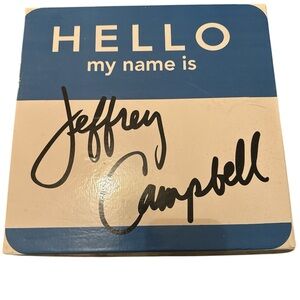 Jeffrey Campbell Black Lace-Up Over-The-Knee Boots